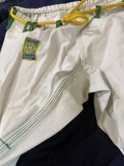 CENTURY 96 Especial Signature Series Jiu-Jitsu Gi White Green A1
