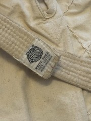White Tiger Judo Karate Martial Arts Uniform w/belt Cotton Size 1
