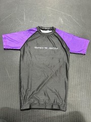 New Bad Boy Purple Rashguard BJJ Jiu Jitsu MMA Gi Muay Thai Medium Made Brazil