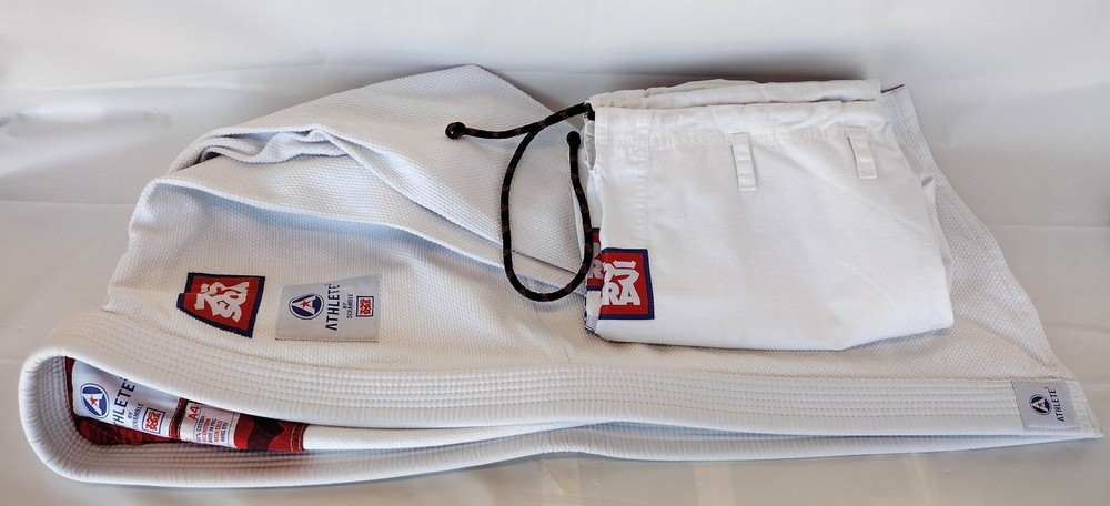 Scramble Athlete 2 BJJ Kimono Gi A4 Top and Bottom White