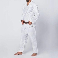 Thapur Sports Elite Premium Brazilian Jiu Jitsu Gi White 100% Cotton – Free Belt