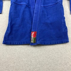 Koral Fight Co BJJ Gi Jacket Size M2 Blue Heavyweight Performance Utility Cotton