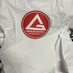 Gracie Barra Jiu-Jitsu Gi Set Youth 4 GB Edition White Ripstop Fabric