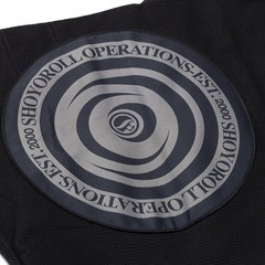 Shoyoroll Spiral Black BJJ Gi 450 GSM Jiu Jitsu Kimono Uniform With Bag