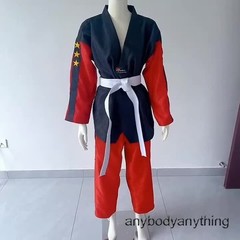 3 StarsTaekwondo Uniform Long Sleeve Kids Adult Clothes Taekwondo Martial Arts