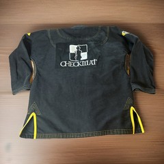 Black BJJ Gi A1 Yellow Stitch Checkmat Fight Factory Rodrigo Cabral Kimono Top
