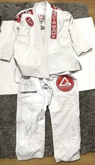 Gracie Barra White A2 Gi w/ Pants, kimono set. Competition. Atleta.