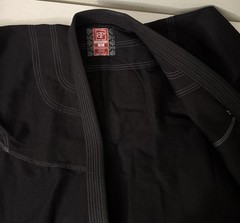 Breakpoint BJJ Gi Black Size A0 Mentality Patch Brazilian Jiu Jitsu Uniform