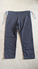 Inverted Gear BJJ Jiu-Jitsu Gi Uniform Set Jacket & Pants Black Size A1S