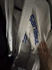 Sanabul Jiu-Jitsu Gi Uniform White/Blue A2 Adult Unisex Top Jacket