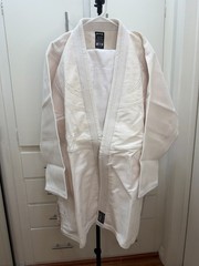 PBS White Jiu Jitsu Gi 100% Cotton Heavyweight Weave Size A NWT