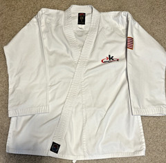 Gladiator by ProForce Kickstart Kids Martial Arts Karate Gi Uniform White Size 5