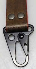 Genuine Leather Key Chain – Jiu Jitsu Theme – Heavy Duty – Unique Design