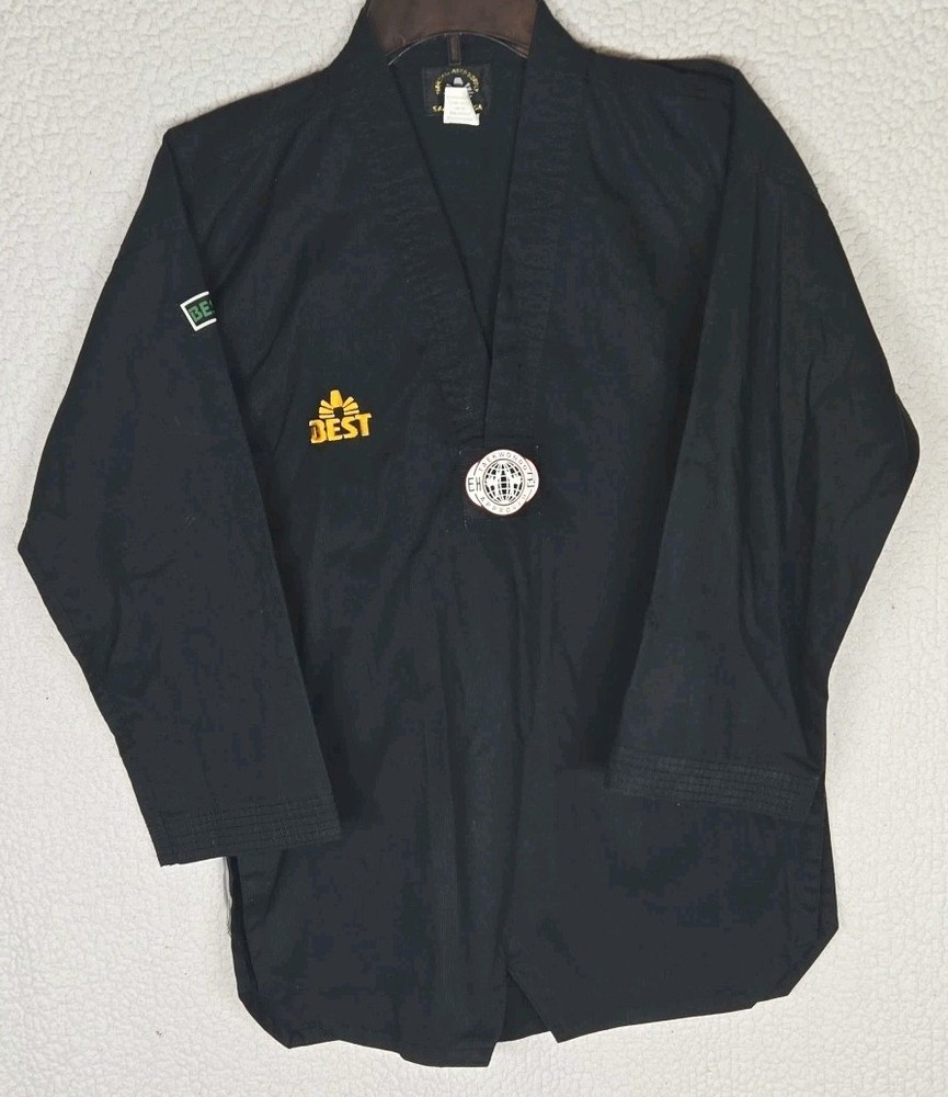 Best Martial Arts Supply Sang Moo Sa Tae Kwon Do Uniform Jacket Black Size 2
