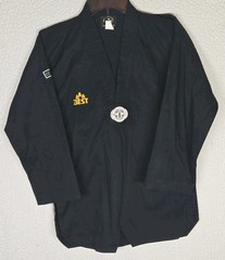 Best Martial Arts Supply Sang Moo Sa Tae Kwon Do Uniform Jacket Black Size 2