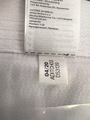 ADIDAS ADI-CHAMP III TAEKWONDO UNIFORM WITH WHITE V-NECK. Size 190