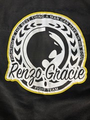 Renzo Gracie Competitor Comp Gear Mens A4 Brazilian Jiu Jitsu Black Fuji Jacket