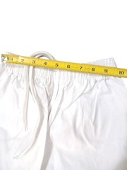 KI Martial Arts Uniform Set Karate Taekwondo Jacket Pant Belt White Sz 000 Child