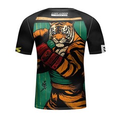 Kids Mma Rashguard Shirt For BJJ Jiu Jitsu Muay Thai Shorts Children KickBoxing