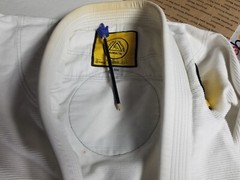 Gracie Maeda Gi Adult Size M4 White Humaita MMA Jiujitsu Top Only See Pics