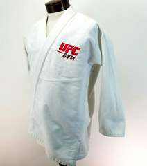 UFC Gym Brazilian Jiu Jitsu White Martial Art MMA Karate GI Unisex Adult M EUC *