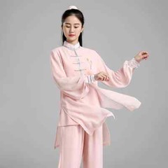 Tai Chi Clothes Women Wushu Clothes Kung Fu Clothes Martial Art Uniform Pink