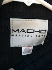 Macho Martial Arts Uniform With Patch