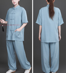 Chinese Tai Chi Uniforms Kung Fu Clothing Unisex Cotton Linen martial arts Suit