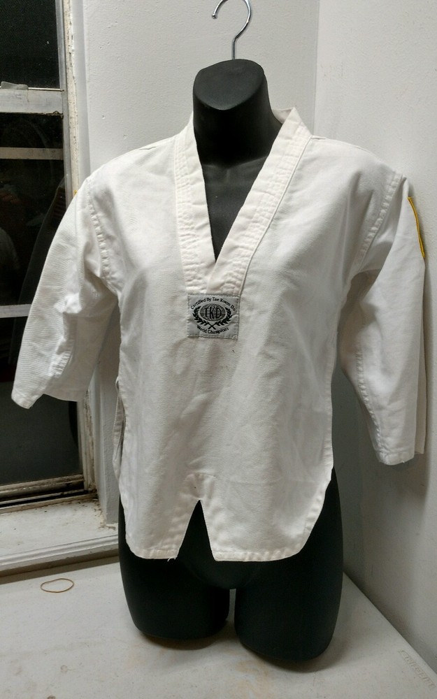 Century Gi Uniform Shirt White Youth Size 00 Tae Kwon Do
