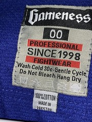 Youth Jiu Jitsu Gi *Gameness Air Gi* Size 00 Blue BJJ Kimono Top Only EUC