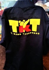 NEW ITBA Martial Arts MACS TAEKWONDO Shirt AND PANTS Kids BLACK SET SIZE 400 2