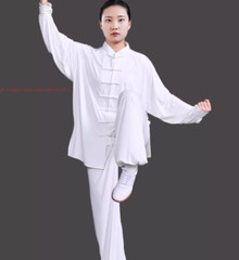 UPF50+Sunscreen Tai chi Uniform Ice Silk Kung fu Suit Martial arts Wing Chun Set