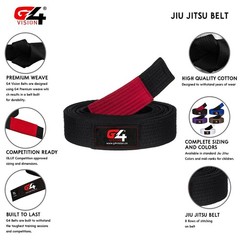 BJJ Belt Brazilian Jiu Jitsu Adult Black Brown Purple Blue White A1 A2 A3 A4