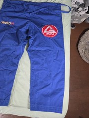Gracie Barra Blue GB Equipe Edition Jiu Jitsu Atleta Pants Only Adult Size 4 A4