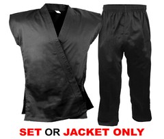 Karate Sleeveless Uniform Gi, Martial Arts Lightweight Karate Taekwondo Jacket