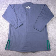 Elite Sports Gi Size A5 BJJ Jiu Jitsu Top Only Training Kimono Gray Green NWT
