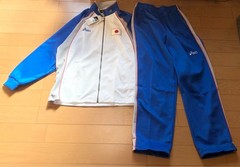 ASICS Japan Wrestling Team Tracksuit Set (Top and Bottom), Unused, with Tags