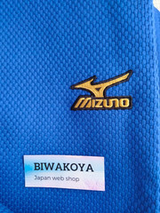 MIZUNO Judo gi Jacket and Bottom Set YUSHO Blue IJF Official Approved 22JM5A1527