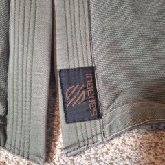 Sanabul Essentials GI Olive Green Jiu Jitsu Uniform (Jacket ONLY) Size A2
