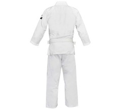 New Fuji Sports Mens Kids Womens Single Weave Judo Gi Kimono – White 1 Size