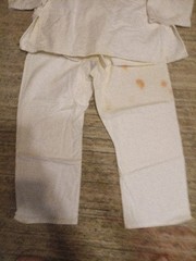 HAYASHI TIGER CLAW’S WHITE JUDO COTTON MARTIAL ARTS UNIFORM , 2-PIECE, SIZE 5