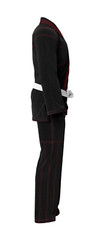 Martial Sports Brazilian Jiu Jitsu Gi Uniform – Black/Red, Free Belt, Free Ship