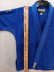 Reevo X Ultra Light Top Jacket Adult’s Size A1 Blue Brazillian Jiu Jitsu GUC