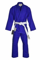 Royal Blue BJJ Suit Pearl weave Ripstop Brazilian Jiu-jitsu Kimono Fit GI