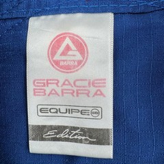 Gracie Barra Jiu-Jitsu Gi Top Kids Y3 Blue Equipe GB Edition Ripstop Training