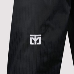 Men Mooto Official Black Collar Master Uniform Dobok Gi TKD WTF KTA Approved