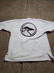 Breakpoint Jiu Jitsu Gi Kimono Top Size K3 Youth White Long Sleeve Belt
