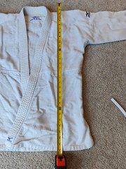 Mizuno Judo Gi Uniform White Jacket & Pants Size Approx. 4 Very Good Condition