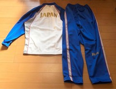 ASICS Japan Wrestling Team Tracksuit Set (Top and Bottom), Unused, with Tags