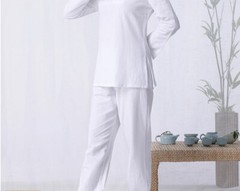 Womens Martial Arts Wushu Tai Chi Yoga Set Kung Fu Suit Pants Top casual clothes